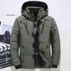 Giacca invernale da uomo Casual Piumino d'anatra bianco Cappotti caldi con cappuccio Capispalla uomo Giacca a vento Addensare Parka 4XL abrigo hombre casaco