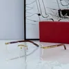 サングラスデザイナーメン高品質ウモオッキアリオーバルフレームメガネCT0490Oホット販売プロパティメタルレッグレターデザインアイグラスシェードカーターメガネ