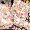 Present Wrap 40 PCS Material Förpackning Butterfly and Plant Hand Tent Decoration Writing Paper Memo Pad 4 Val