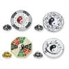 Broches Feng Shui émail broches géomancie Tai Chi Yin Yang huit trigrammes signe symbolique broche revers insignes bijoux cadeau pour les amis