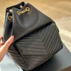 Duża pojemność ICare Maxi Torba zakupowa loulou torby plażowe oryginalne skórzane kobiety designerka kratowa torebka torebka podróżna