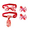 Vêtements pour chiens 1pcs Chat et couple Accessoires pour animaux de compagnie Valentine's Bow Tie Cupid Coiffe Fournitures