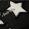 Men's Sweaters Mens Knitted Five-pointed Star Embroidery Harajuku Casual Pullover Jumpers Streetwear Autumn Hip Hop Loose Y2K Clothing