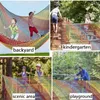 Móveis de acampamento 1m 3m Color Playground Play Safety Net Escalada ao ar livre Anti Fall NetChildrens Obstacle Course Camadas Duplas Quintal Segurança