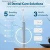 Brosse à dents Nandme NX7000 Brosse à dents électrique sonique intelligente Brosse à dents à chargement ultrasonique IPX7 Brosse à dents intelligente à 5 modes de blanchiment du temps Q240202