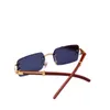 Occhiali da sole DIKELANG Moda Uomo Occhiali da sole di lusso Cornice piccola Gioielli di grande qualità Occhiali da sole Gafas Gambe in metallo Guida Regali alla moda UV400