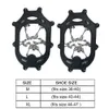 19 Zähne Bergsteiger-Stollen mit Griffen, Kettenspike, Schneeklaue, Schuhüberzüge, Edelstahl, Unisex, Wanderzubehör, 240125