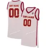 Bronny James Jr. USC Basketball Jersey Arrineten Page Isaiah Collier 13 Brandon Gardner 12 Plough 5 Boogie Ellis USC Trojans Maillots cousus sur mesure 2024