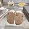 2024 Designer Kvinnor tofflor Bruna svarta kvinnor Mens Sunday Mule Rown Five Finger Shape Toe Mule Suede Leather Strap Justerbar bältesspänne Sandal Slipper