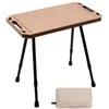 Camp Furniture Folding Camping Table Adjustable Height Beach Aluminium Alloy Tactical For Outdoor Indoor Picnic BBQ Hiking