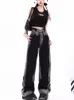 Vintage Harajuku Jean Kleidung für Teenager Y2k Damen Hosen Mode Ästhetische Kleidung Herbst Produkte Baggy Hosen 240127