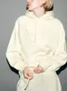 ZBZA 여성용 까마귀 스웨트 셔츠 플러시 조깅 바지 정장 긴 소매 후드 풀오버 스웨트 셔츠 하이 허리 조깅 바지 세트 240122