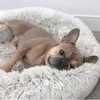 VIP Pet Dog Bed för stort stort litet katthus runt plyschmatta soffa.