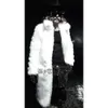 Winter Designer Mens Imitation Fur Long Windbreaker Fashion Wool Black and White Color Matching Coat ORHN