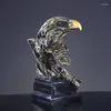 Decorative Figurines Animal Sculpture Home Living Room Entrance Proch Decoration Furnishings European Modern Lion Eagle Horse Statue Crafts