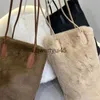 Shoulder Bags Faux Fur Bucket Tote For Women Luxury Designer andbags And Purses 2023 New In Fasion Korea Plus Simple Underarm SoulderH2422