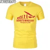 Magliette da uomo che vendono divertenti magliette vintage Born to Windsurf Evolution per uomo T-shirt estive casual manica corta taglie forti T-shirt