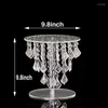 Castiçais de cristal bolo suporte flores vaso castiçal peças centrais estrada chumbo candelabros casamento porps natal deco