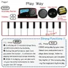 Coolplay Electronic Musical Mat Dibets Keyboard Piano Play Instrument Montessori Toy Educational Toys for Kids 240124