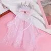 Accesorios para el cabello estilo coreano corona gasa diadema decoración encaje malla aro sombreros fiesta accesorios diadema niños