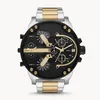 DZ Watch Mr Daddy 2 0 Chronograph Two-Tone rostfritt stålklocka DZ74592131