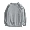 Sweat à capuche pour hommes, sweat-shirt en Polyester, automne, sans boulochage, col rond, coupe ample, pull, usage quotidien