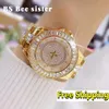 Diamond Watches Women Top 2018 Stylish Gold Watch Womens Stainless Steel Wrist Watch For Woman Bayan Kol Saati 2019325S