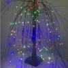 Led Willow Night Light Gypsophila Färgglad träd fjärrbordslampa för hem sovrum bröllop jul inomhus dekor nattljus 240131