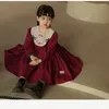 Robes de fille Style Lolita robe de bébé Vintage printemps automne à manches longues enfants filles princesse fête d'anniversaire de noël