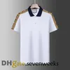 Designer T-shirt met korte mouwen zomer Europees station heren revers katoenen poloshirt met korte mouwen mode nieuw