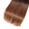 Yirubeauty 1B/4/30 Three Tones Color Color Straight Brazilian Peruian Indian100％Human Virgin Hair Extensions 10-30inch 4バンドルボディウェーブ