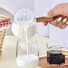 Measuring Tools Glass Milk Cup Wooden Handle With Graduated Household Kitchen High Temperature Espresso Extraction