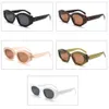 Sunglasses Kachawoo Cheetah Cat Eye Sunglasses Polarized Thick Frame Fashion Sunglasses Polygonal Womens Trend Outdoor J240202