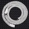 Fashion Necklace Pass Test 8-14mm Wide GRA Moissanite Diamond Gold Sterling Sier Cuban Link Chain for Men Hip Hop Necklaces