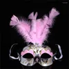 Articoli per feste 1 pezzo Carnevale di nozze in maschera Maschera Performance Costume di bellezza Lady Piuma Sexy Prop Drop