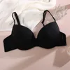 Bras finetoo sexig sömlös djup kopp för kvinnliga kvinnliga underkläder bh brassieres push up bralette backless plunge intimates