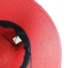 Summer Woven Cloche Bucket Hat Plain Sun Hat For Women French Retro Style Wide Brim Red Black Straw Hat Couture Derby Ladies Hat 240126