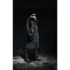 Winter Designer Mens Imitation Fur Long Windbreaker Fashion Wool Black and White Color Matching Coat ORHN