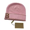 Czapki czapki/czaszki designerskie czapki na dzianinowe czapki popularne zimowe kapelusz klasyczny litera gęsi dzianina G-4