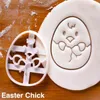 Bakning formar påsk äggkakan skärare embresser mögel kyckling fondant kex verktyg lycklig fest dekoration