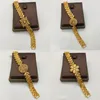 Colar brincos conjunto italiano cor de ouro pulseira jóias para mulheres design flor mão casamentos festa noiva acessório africano