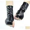 Cadres et moulures Gants sans doigts Punk Rock Accessoires de costumes Années 80 Disco Vacances Métallique Satin Stage Bras Gant Gothique Cosplay Pa Dhuwt