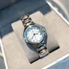 Novo design clássico lazer masculino feminino moda relógios de aço azul quartzo relógios pulso topo relogies luxo relojes balon alta qua260b