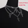 Collier ras du cou avec pendentif croix gothique pour femmes et filles, accessoires de Club Hip Hop Gypsy, bijoux