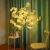 Fleurs décoratives 150 cm de haut artificiel lumineux LED cerisier maison salon ornement accessoires pour mariage décoration de fête de noël