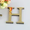Декоративные статуэтки черный/золотой/серебристый 15 см 3d зеркальные буквы настенные наклейки для логотипа имя алфавит свадьба английский светящийся домашний декор