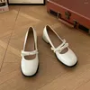 Robe chaussures femmes pompes sans lacet confortable français rétro talon épais Mary Jane sandales dames bouche peu profonde plate-forme dame printemps automne