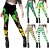 Kobiety legginsy irlandzkie St. Day Summer Summer Pants Lekkie kobiety tytuł Nine Runne wyłożone zimowe ubrania moda