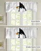 Curtain Basketball Sport Grey Window Valance Kitchen Cafe Short Curtains Living Room Tie-Up