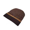 Gorro tejido de Cachemira de lujo, gorro de diseñador, gorro cálido de lana informal de invierno para hombre, N-10